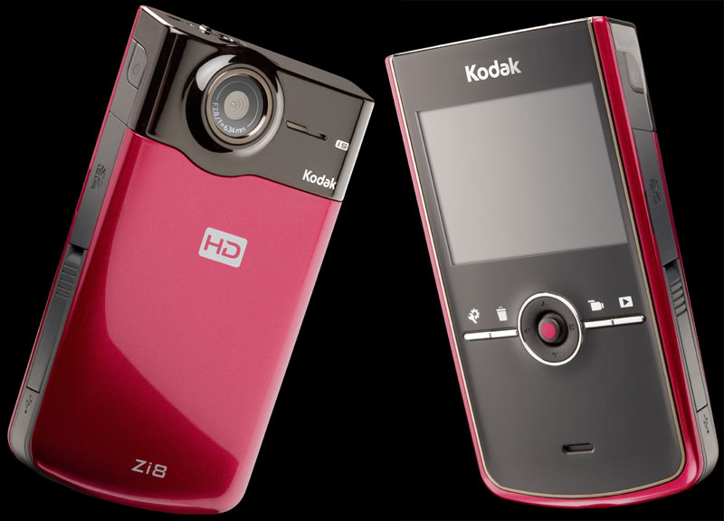 Illustration for article titled Kodak Zi8 Wallops Flip With 1080p, Image Stabilizer and SD Slot